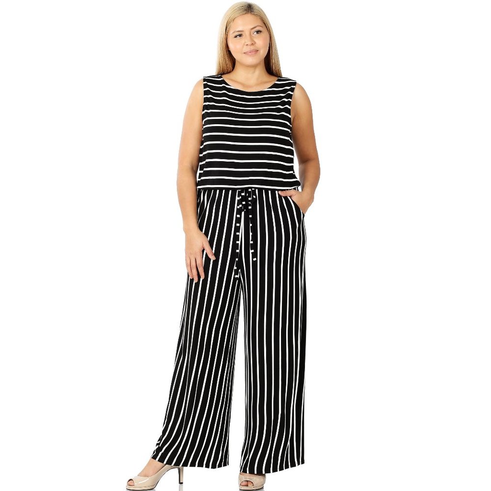 Striped Jumpsuit